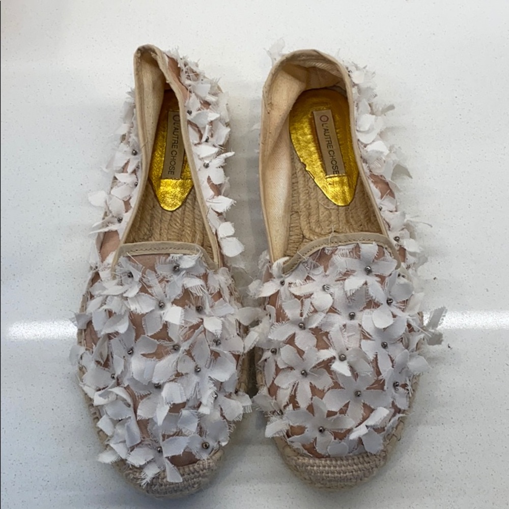 L’ Autre Chose espadrilles with appliqué flowers